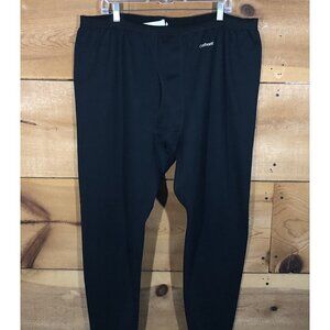 Carhartt Long John Thermal Fleece Base Layer Pants Mens Size 2XL Work Dry Black